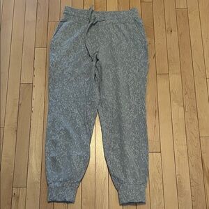 Lululemon Ready to Rulu Jogger 29” Speckle Spritz Jacquard Grey Silver Size 6